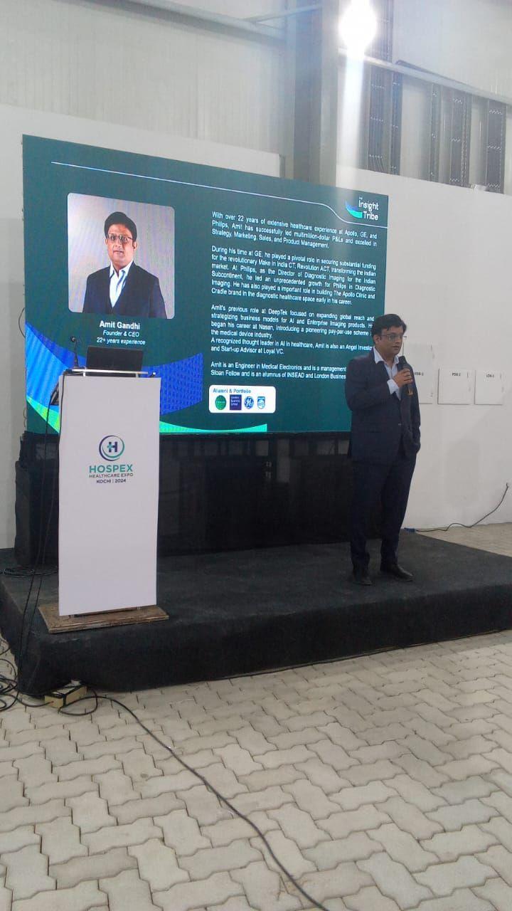 Amit Gandhi at  Hospex India Healthcare Expo
